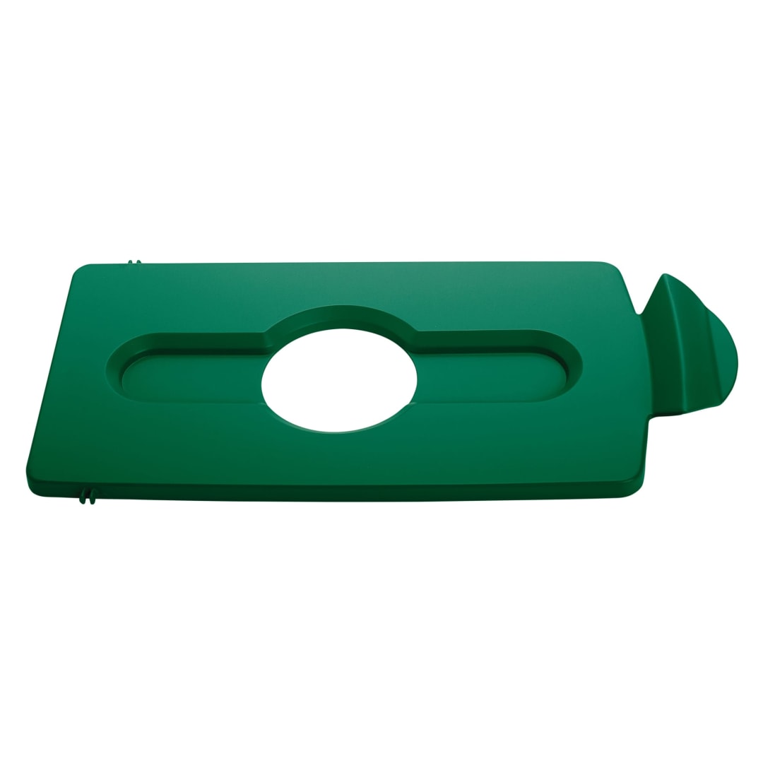 Slim Jim® Recycling Station Bottles/Cans Lid Green