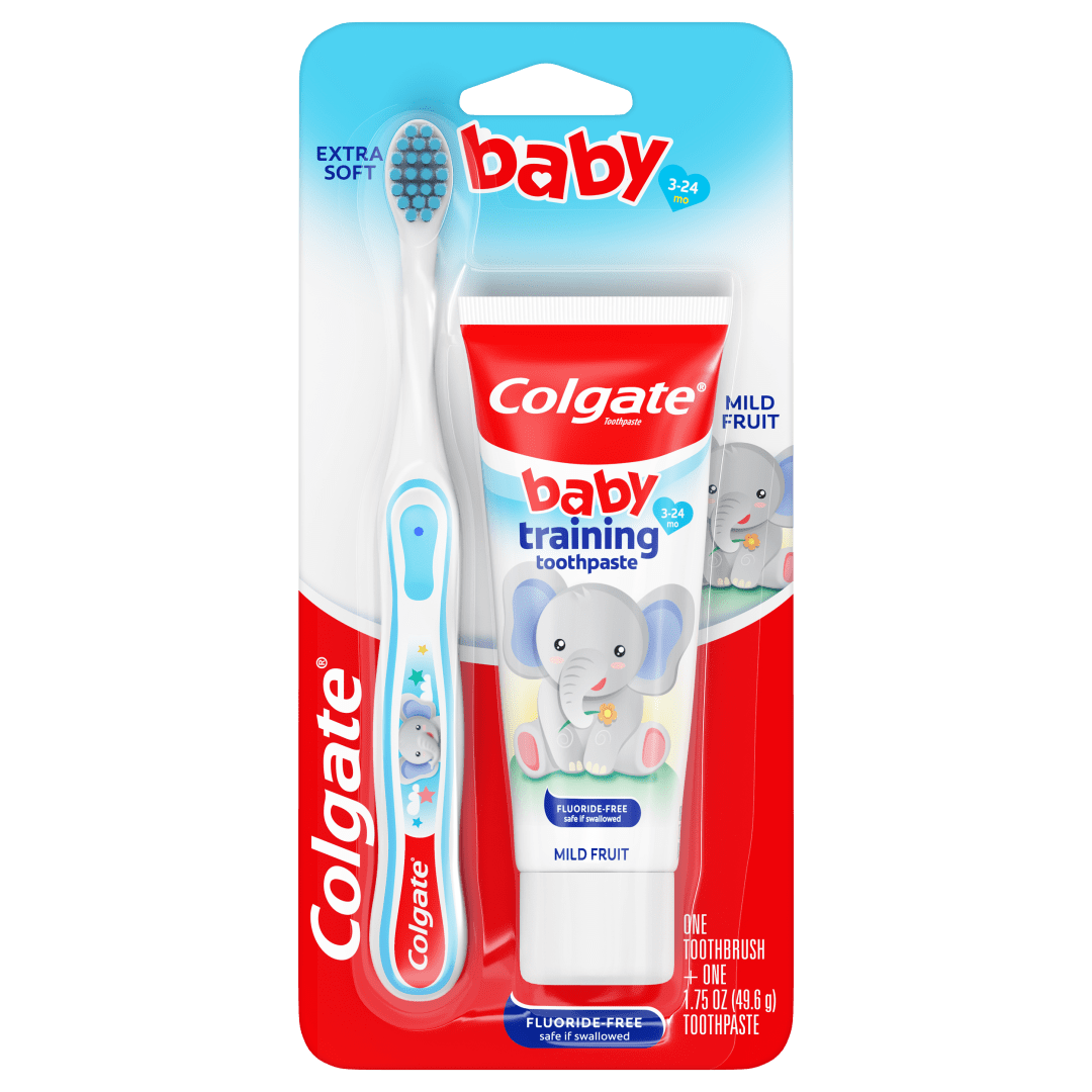 Colgate Baby Toothbrush and Baby Training Toothpaste Kit