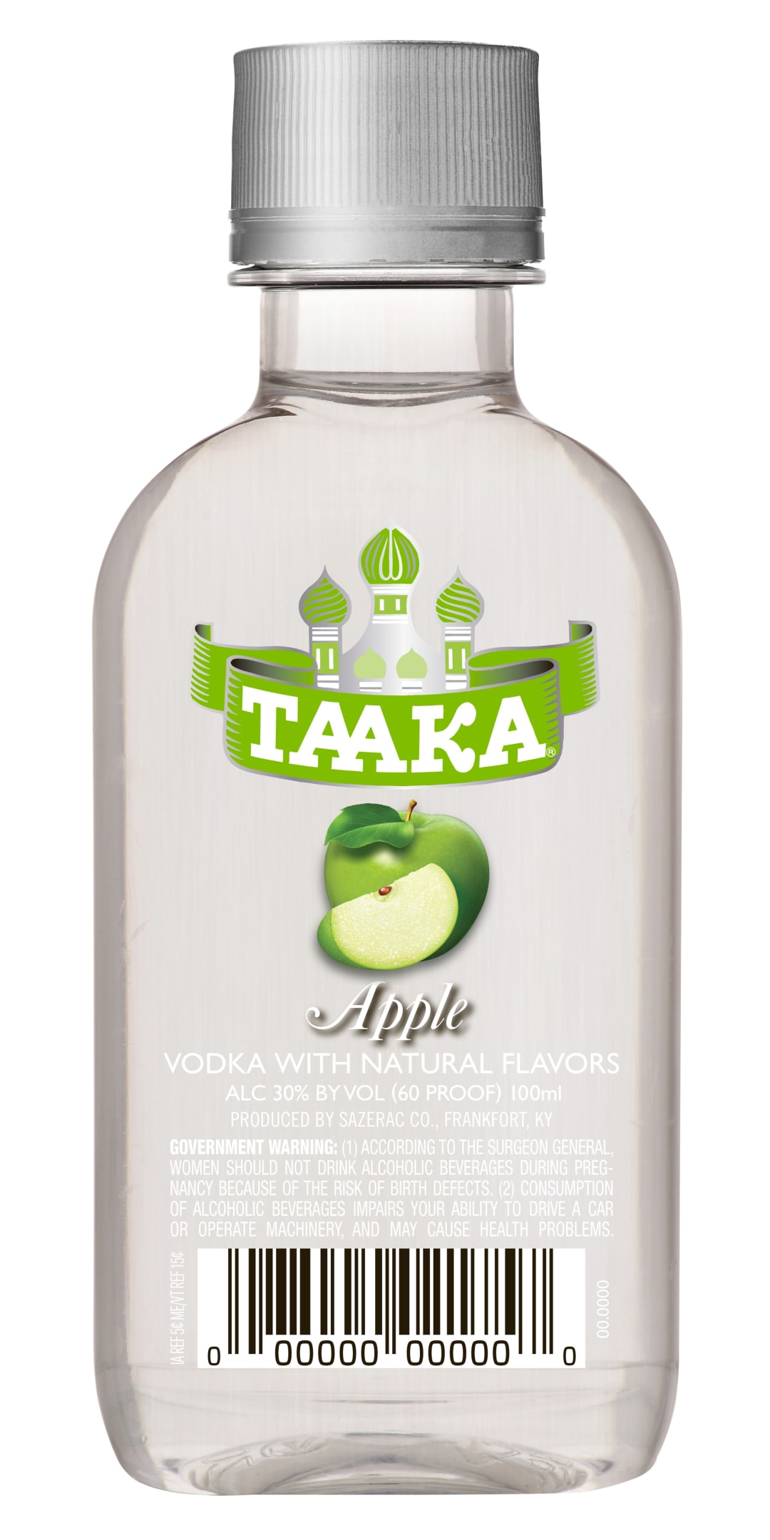 Taaka Apple Vodka 100ml 60 Proof