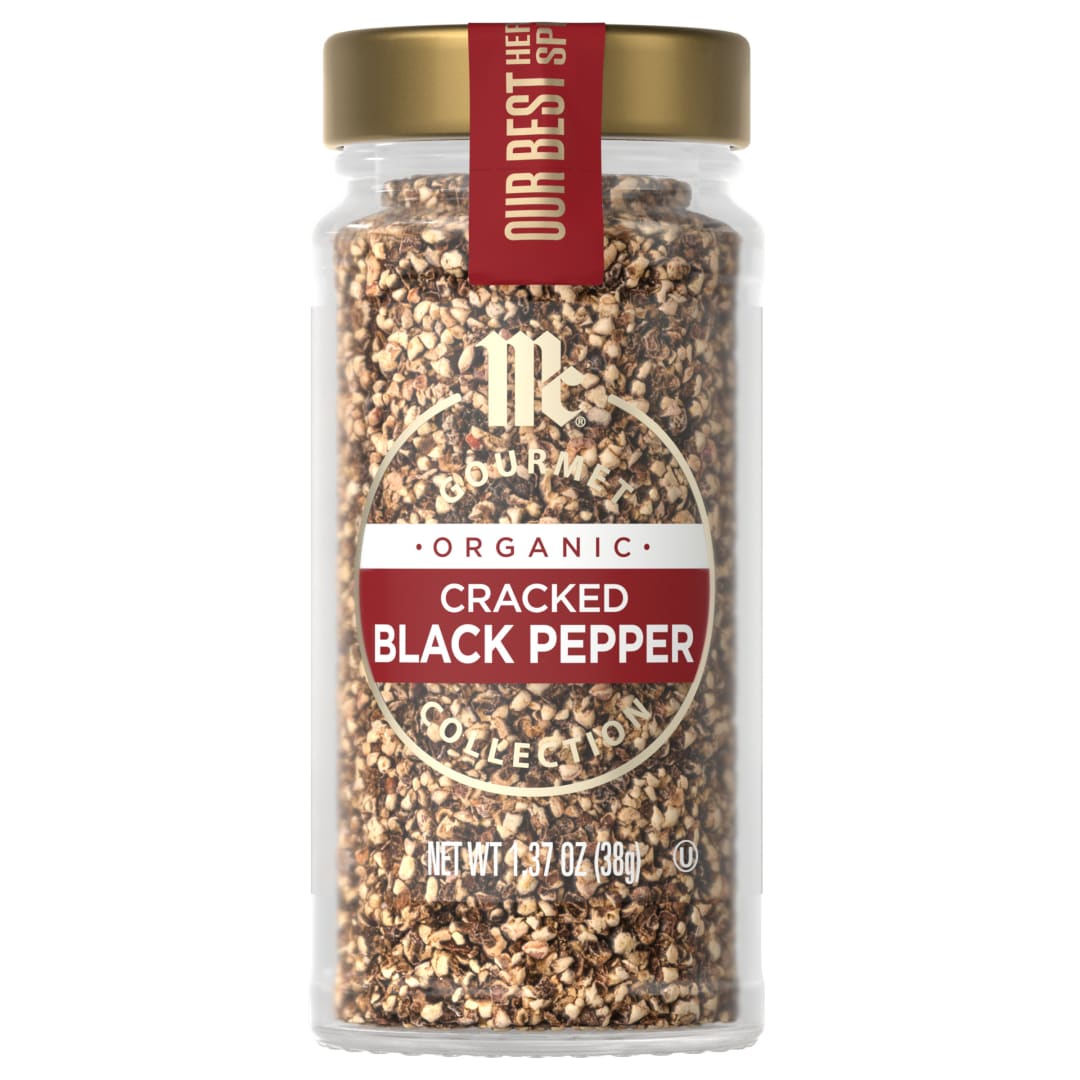 McCormick Gourmet™ Organic Cracked Black Pepper, 1.37 oz