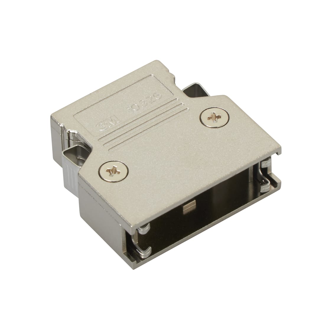 3M™ 10326-C200-00, MDR Rundkabel Verbinder Griffkappe, Metall 180° Kabelausgang, 26-pol, 103 Serie