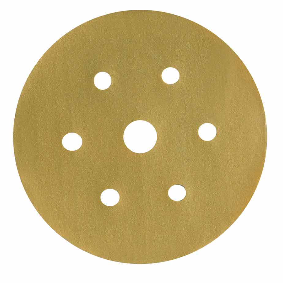 3M™ Hookit™ Altın Disk Zımpara 255P/236U, 150 mm, 7 Delikli, P180C, 01079