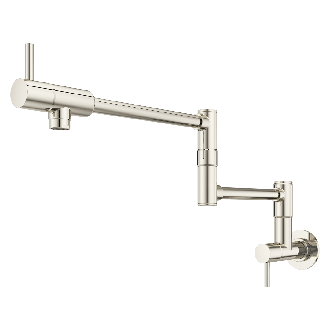 Lita 2-Handle 1-Hole Potfiller Kitchen Faucet in Polished Nickel