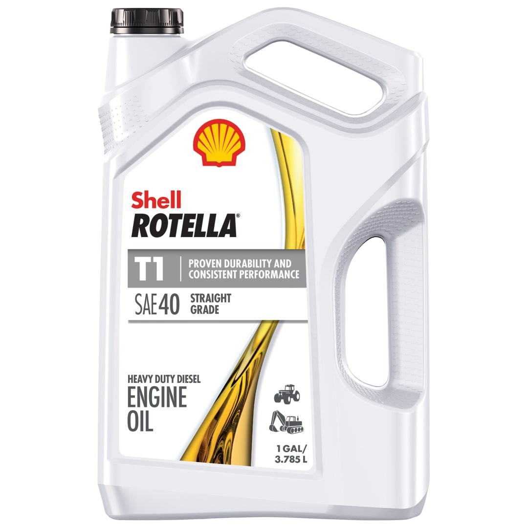 Shell Rotella T1 40 Diesel Engine Oil, 1 Gallon