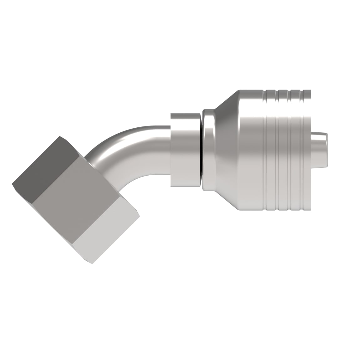 Aeroquip Female Dko H 45° M20x1.5 X 3/8 Hydraulic Fitting 4sp