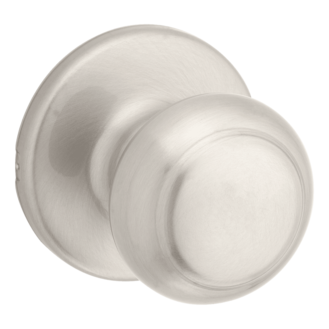 Cove Hall/Closet Door Knob in Satin Nickel
