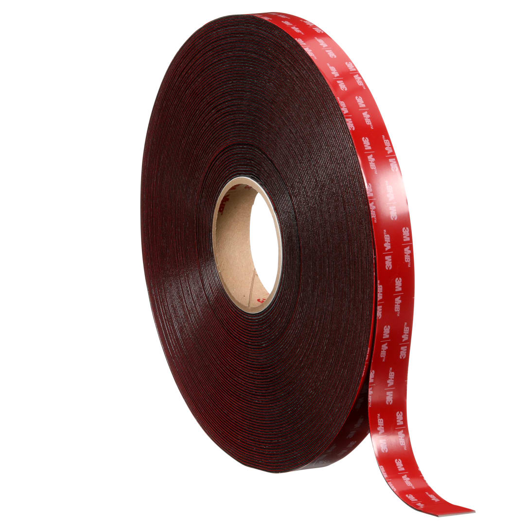 3M™ VHB™ Tape 4979F, Black, 1 in x 36 yd, 62 mil, Film Liner, Small Pack