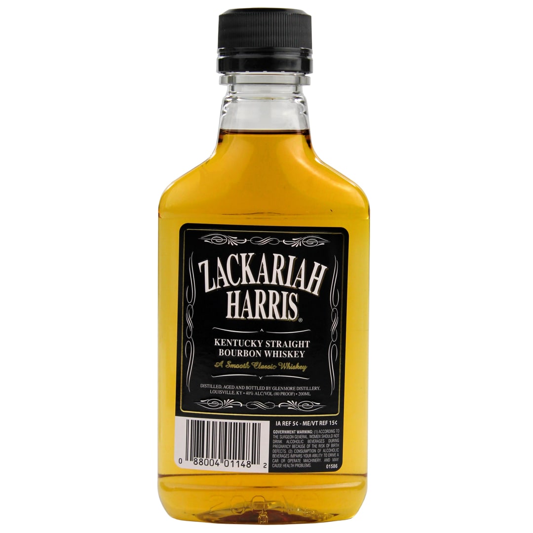 Zackariah Harris Kentucky Straight Bourbon Whiskey 200ml 80 Proof
