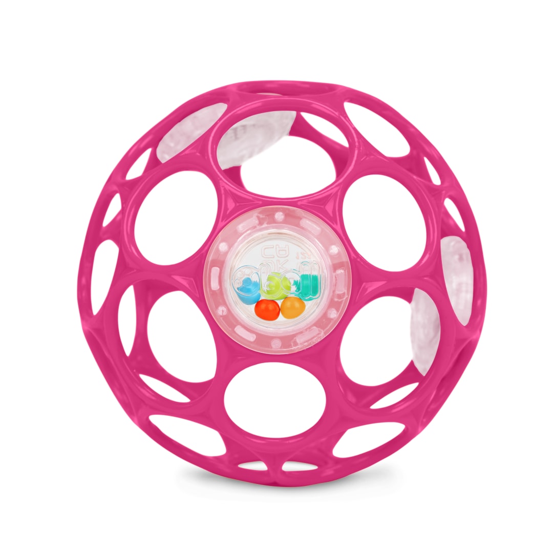 BS OBALL RATTLE EASY-GRASP TOY_PINK