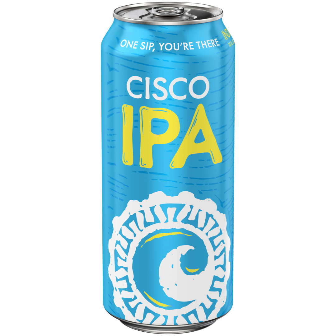 Cisco Brewers IPA 16 oz Single CAN 6.2ABV - Plain Aluminum - Standard Gloss - Craft Direct