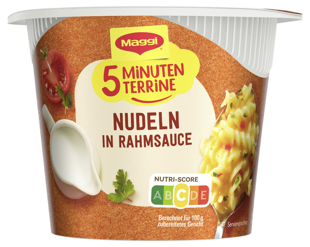 MAGGI 5 MINUTEN TERRINE Nudeln Rahmsauce 61g