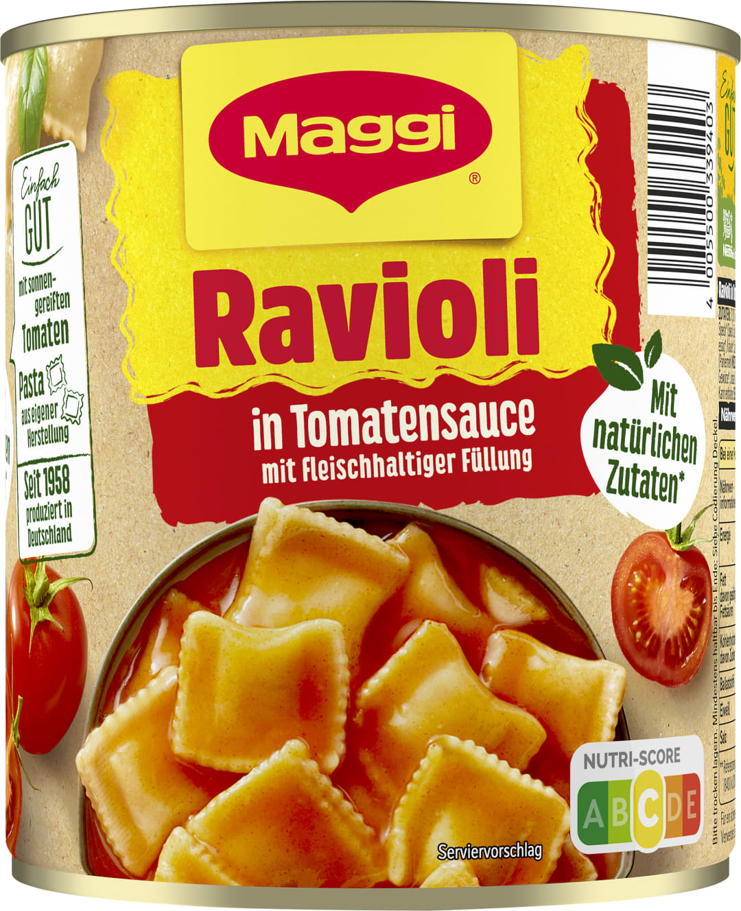 MAGGI Ravioli in Tomatensauce 800g