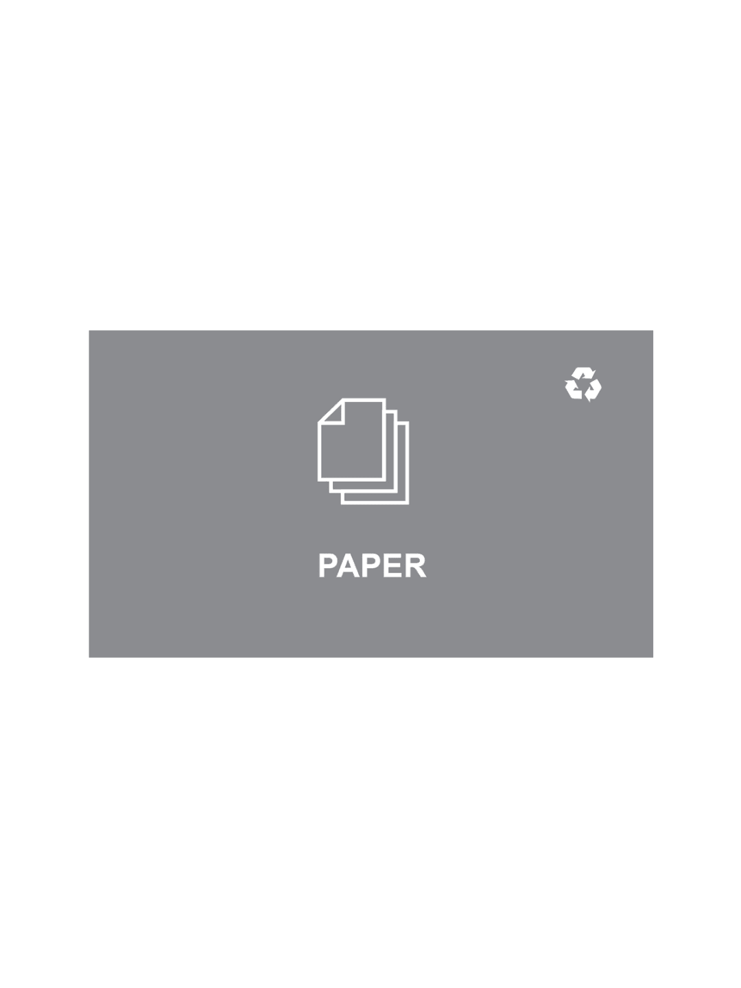 SPECTRUM - Ellipse Double Sign - Paper - Grey-White