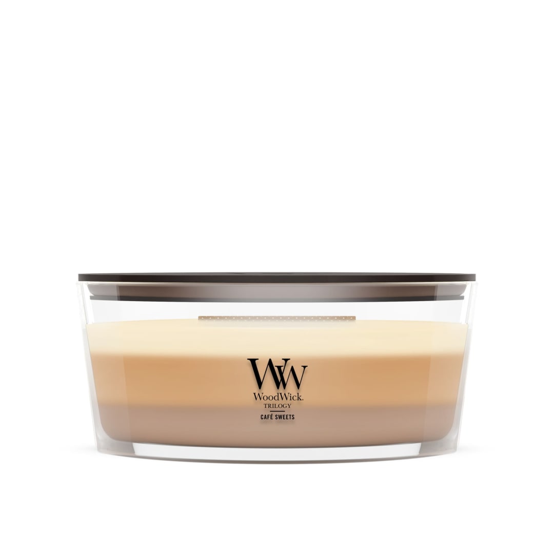 WoodWick Café Sweets Ellipse Trilogy Candle