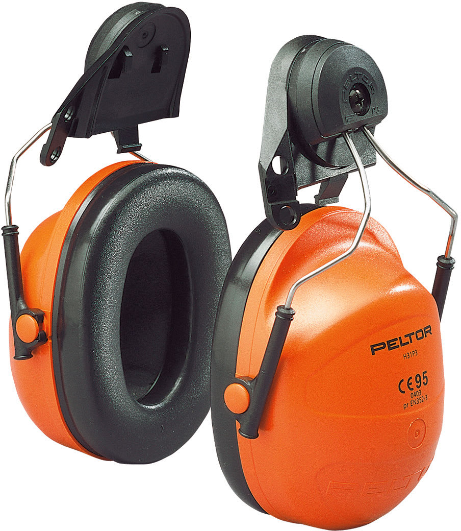 3M™ PELTOR™ Earmuffs, Orange, Helmet Mounted, H31P3E 300