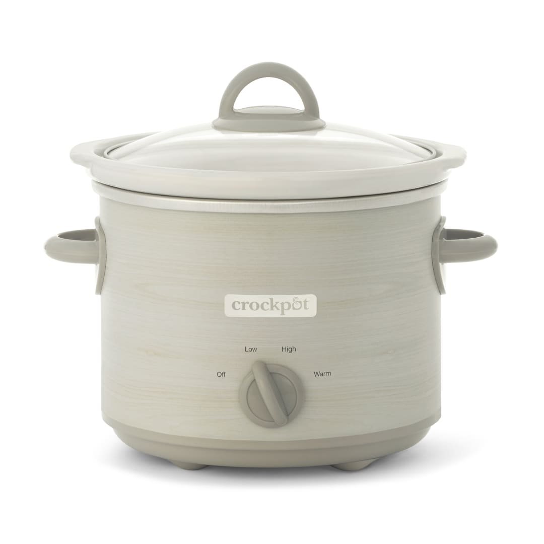 Crockpot® Manual Design Series 3-Quart Slow Cooker, Woodgrain