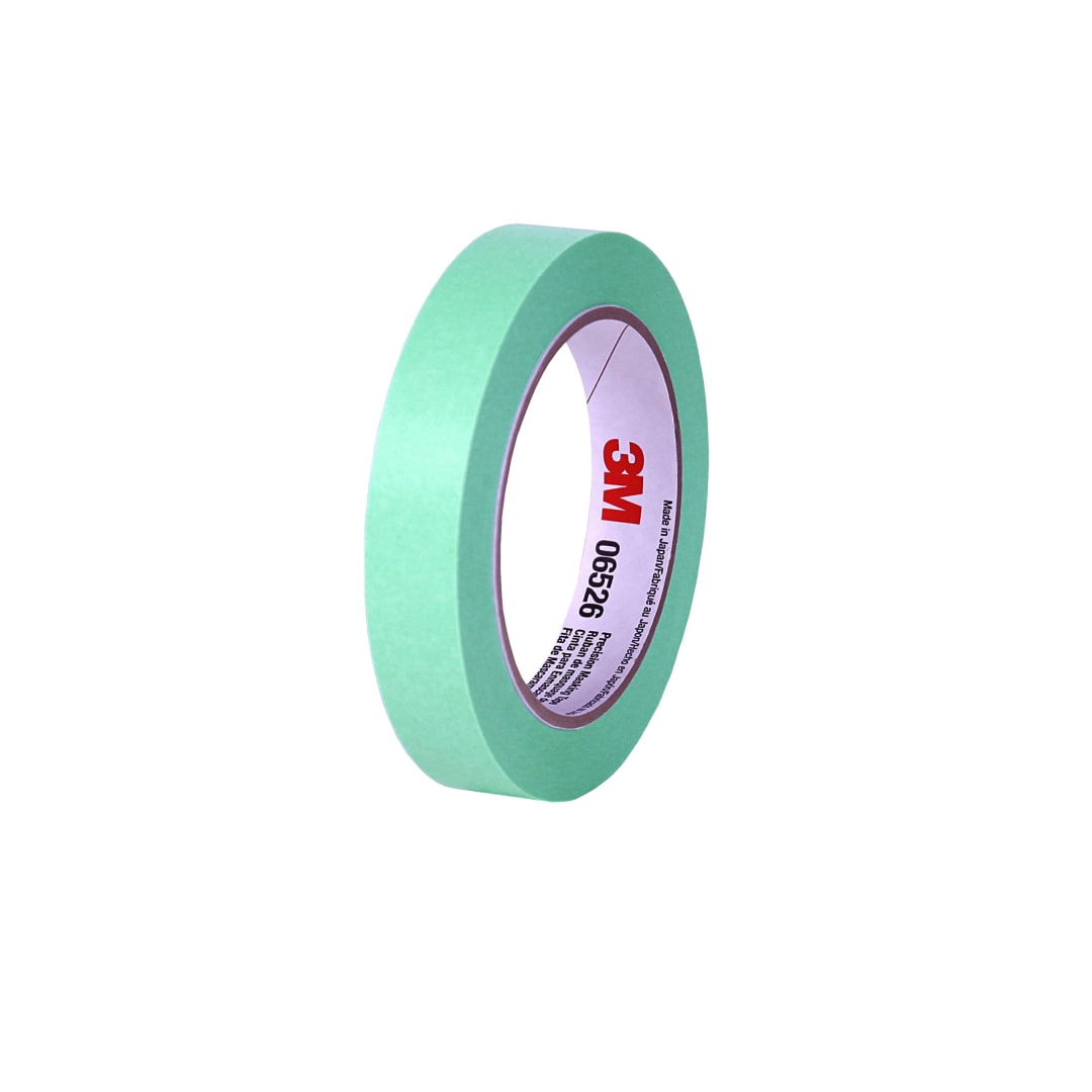 3M™ Dekoratif Maskeleme Bandı, Yeşil, 19,05 mm x 55 m, 06526