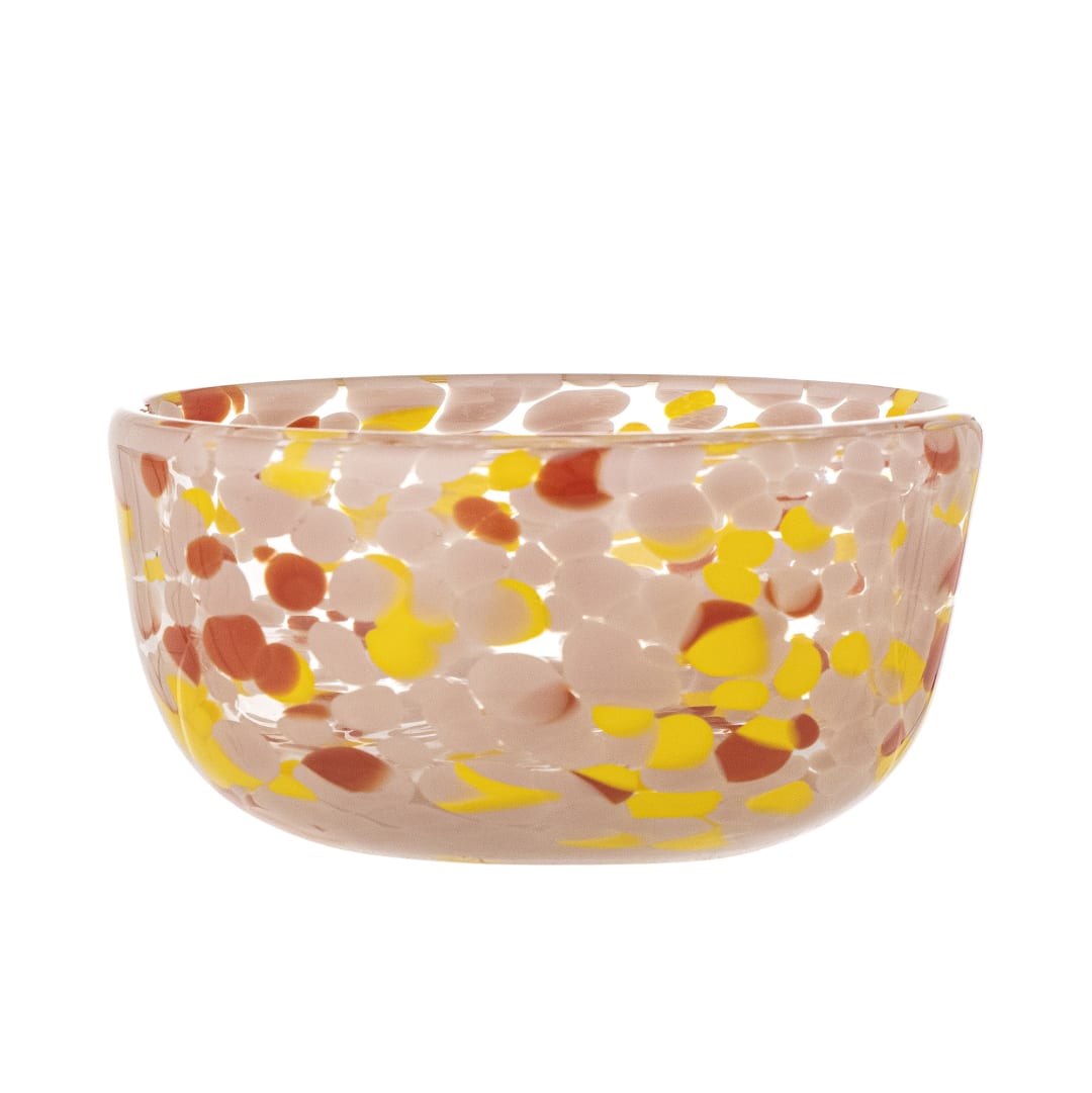 82060872 - Lilya Bowl, Rose, Glass STOCK: 300