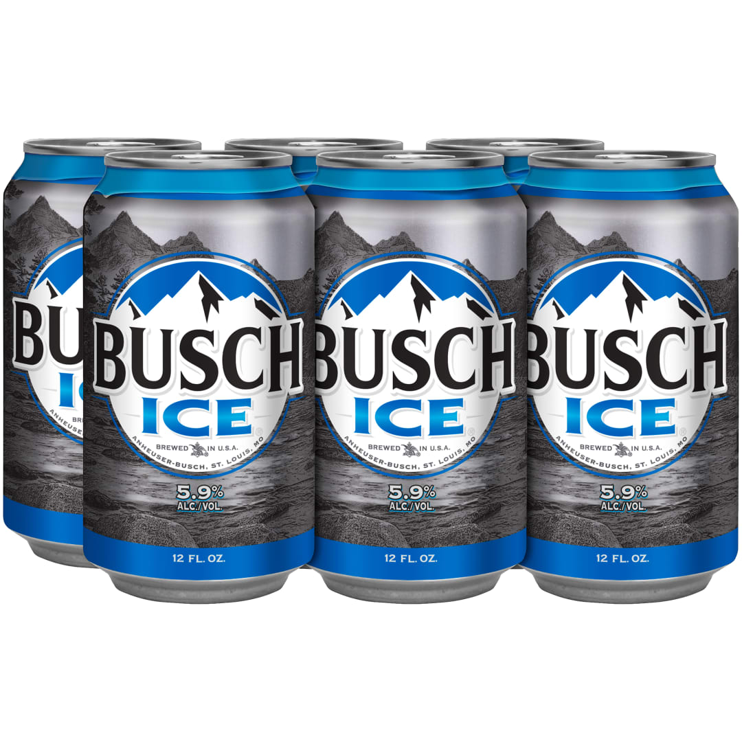 Busch Ice® Beer, 6 Pack 12 fl. oz. Cans