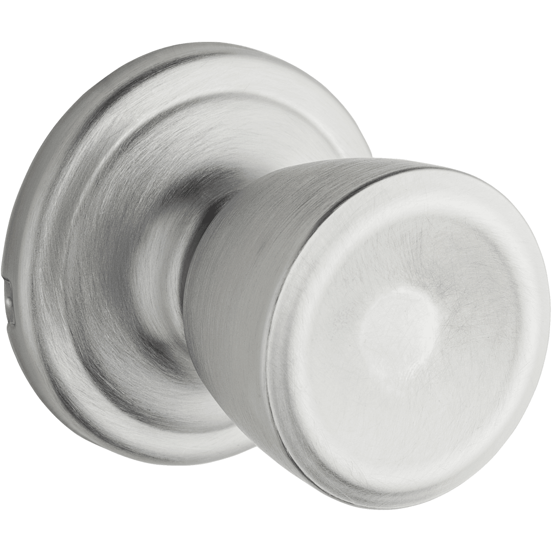 Abbey Hall/Closet Doorknob in Satin Chrome