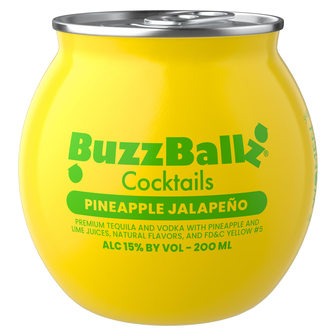 BuzzBallz Pineapple Jalapeno Cocktail 200ml 30 Proof