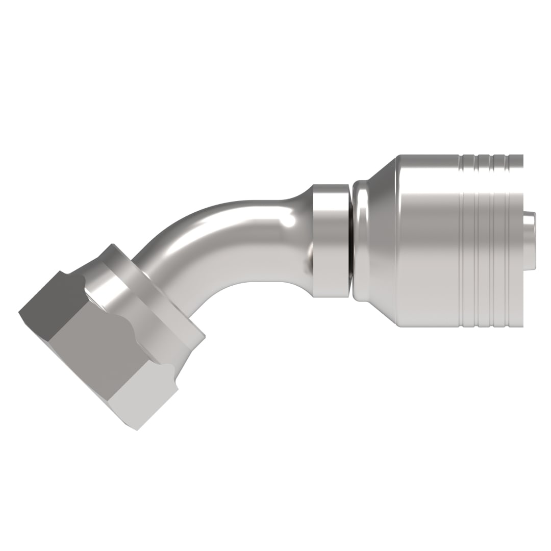 Aeroquip 5/8 Female ORS 45 Degree X 1/2 Hydraulic Hose Fitting 4 Way