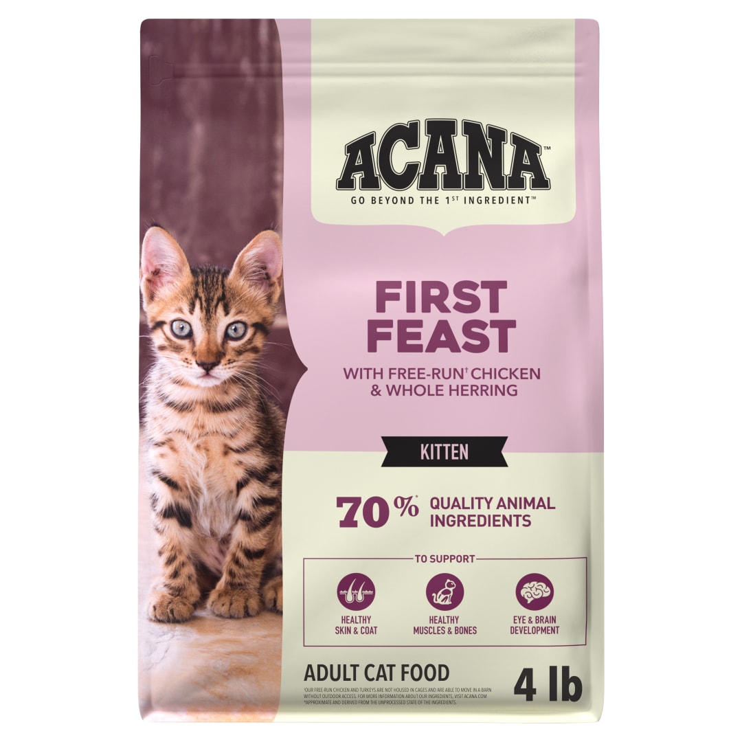 ACANA Dry Cat Food For Kittens First Feast Chicken and Fish