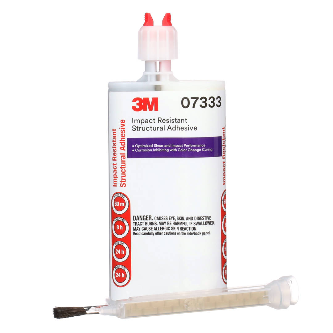 Adesivo estrutural resistente a impactos 3M™ 07333, 200 ml, 3 unidades/caixa