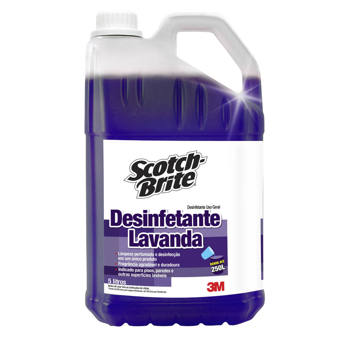 Desinfetante para Limpeza Profissional Scotch-Brite™ Uso Geral, Lavanda, 5 litros