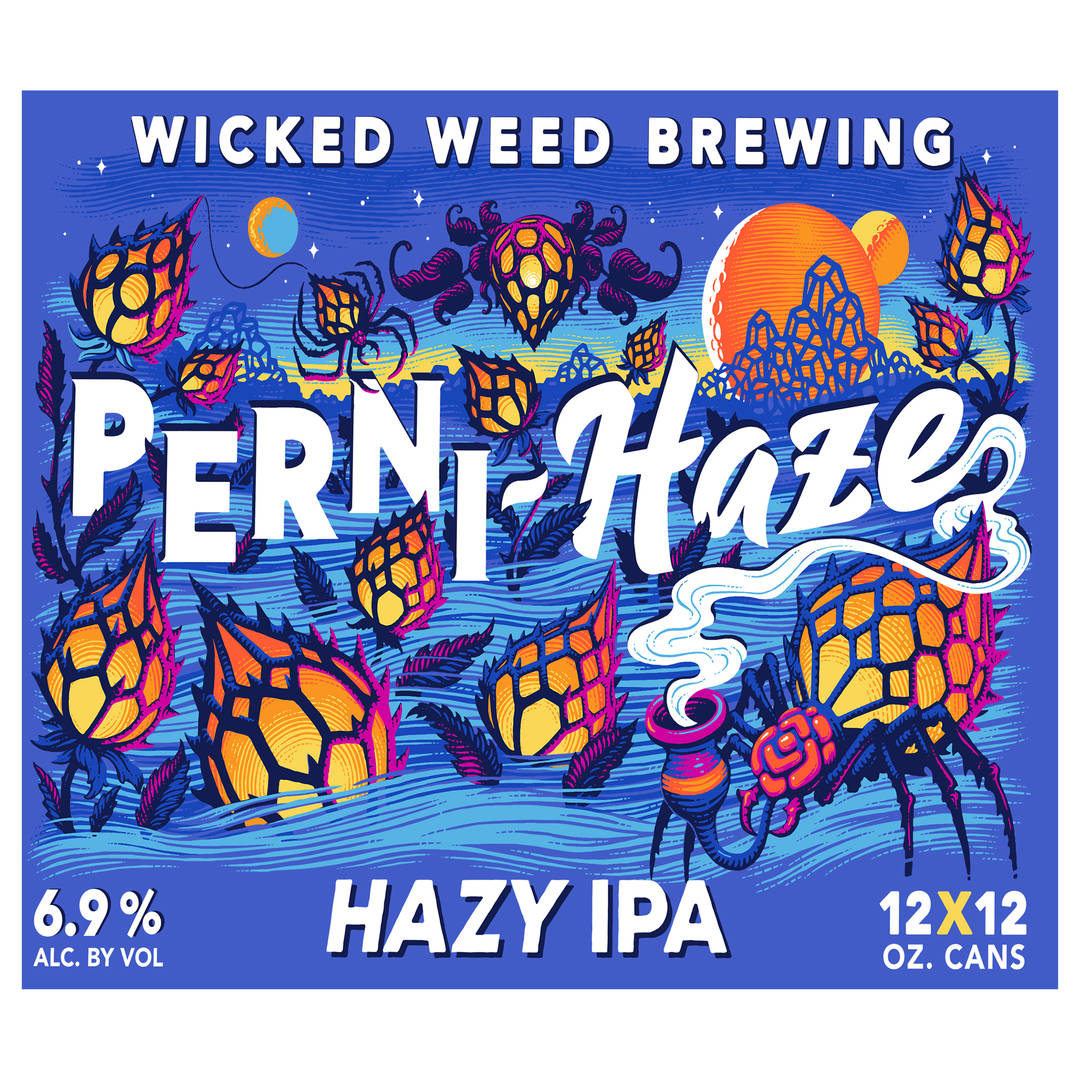 Wicked Weed Brewing Perni-Haze Hazy IPA, 12 pack 12 fl. oz. cans