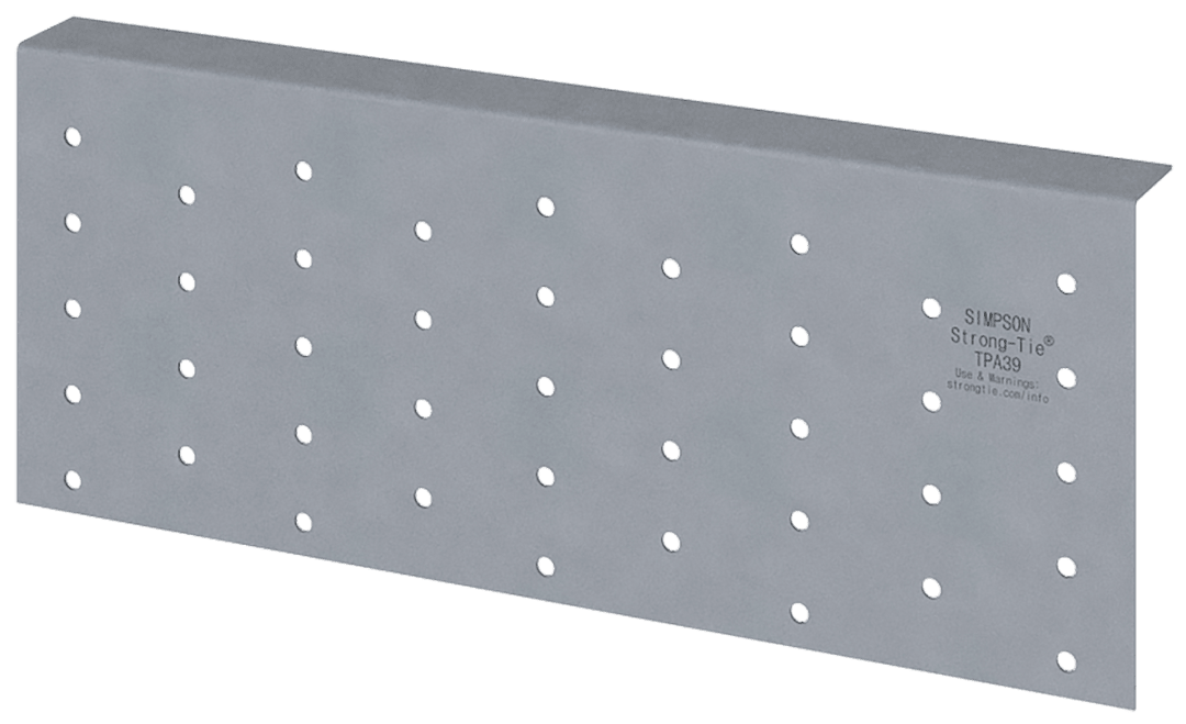 Simpson Strong-Tie TPA39 TPA 3-1/2 in. x 9 in. 20-Gauge Galvanized Tie Plate (Pack of 100)
