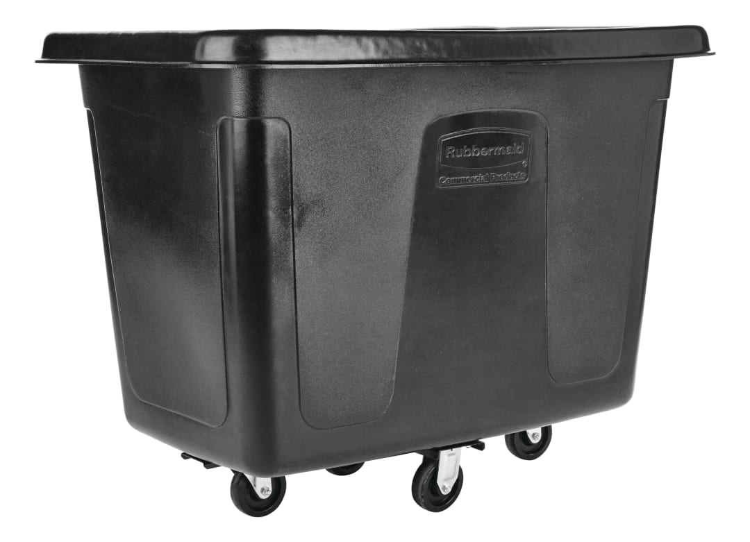 Rubbermaid Commercial Products 12 Cubic Foot, Cube Truck, Black