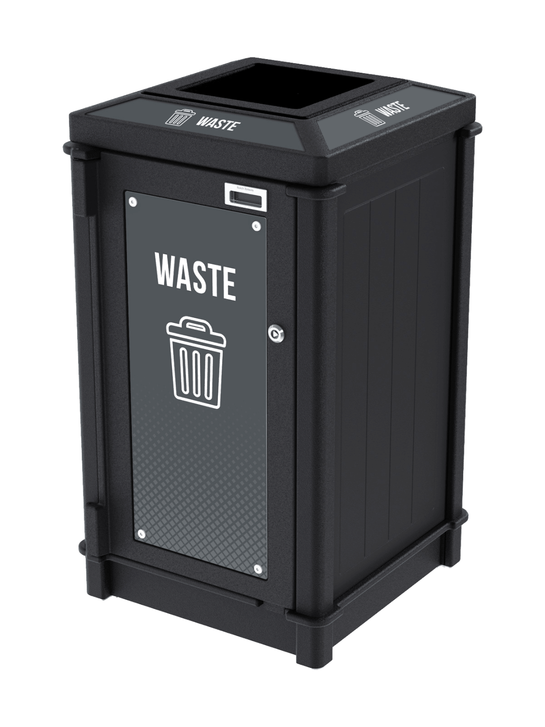  FUSION - Single - Kit - Top Load - Waste - Full - Black