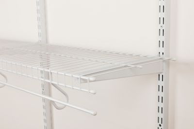 KIT4-8' FTCLOSET SHELF WIRE FREESLDE-WHT