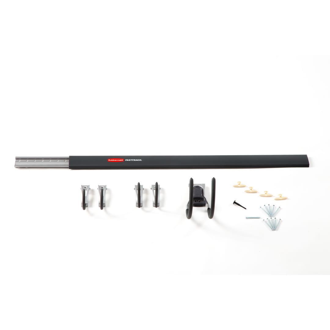 Rubbermaid FastTrack 6 Piece Outdoor Tool Kit, Garage Organization