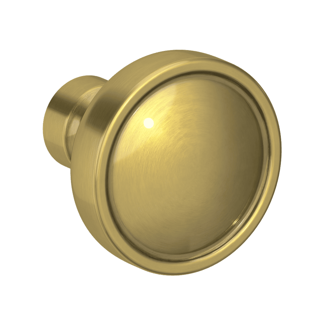 4402 Tulip Knob, 1.25", In Heirloom Brass
