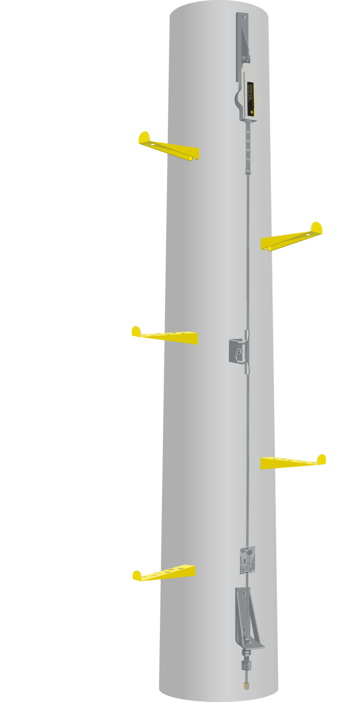 Latchways® Vertical Lifeline System for Telecommunication Structures