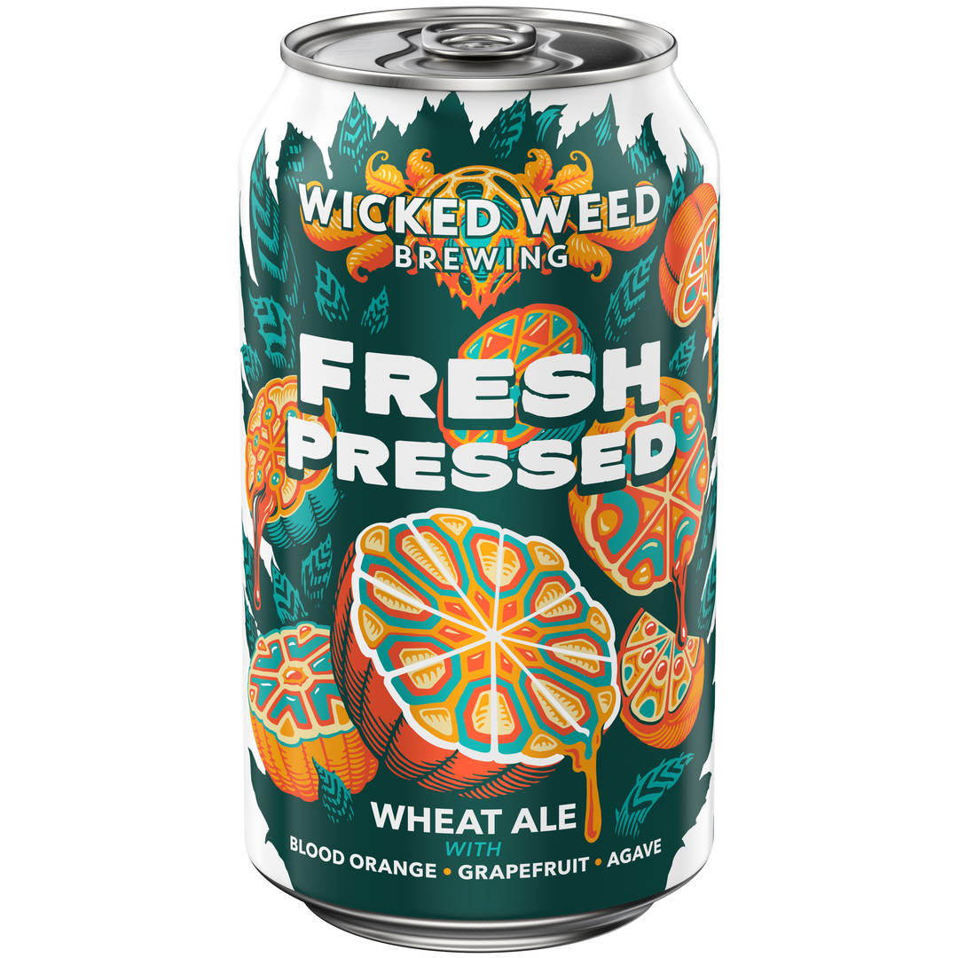Wicked Weed Brewing Wheat Ale Fresh Pressed Beer 12 fl oz