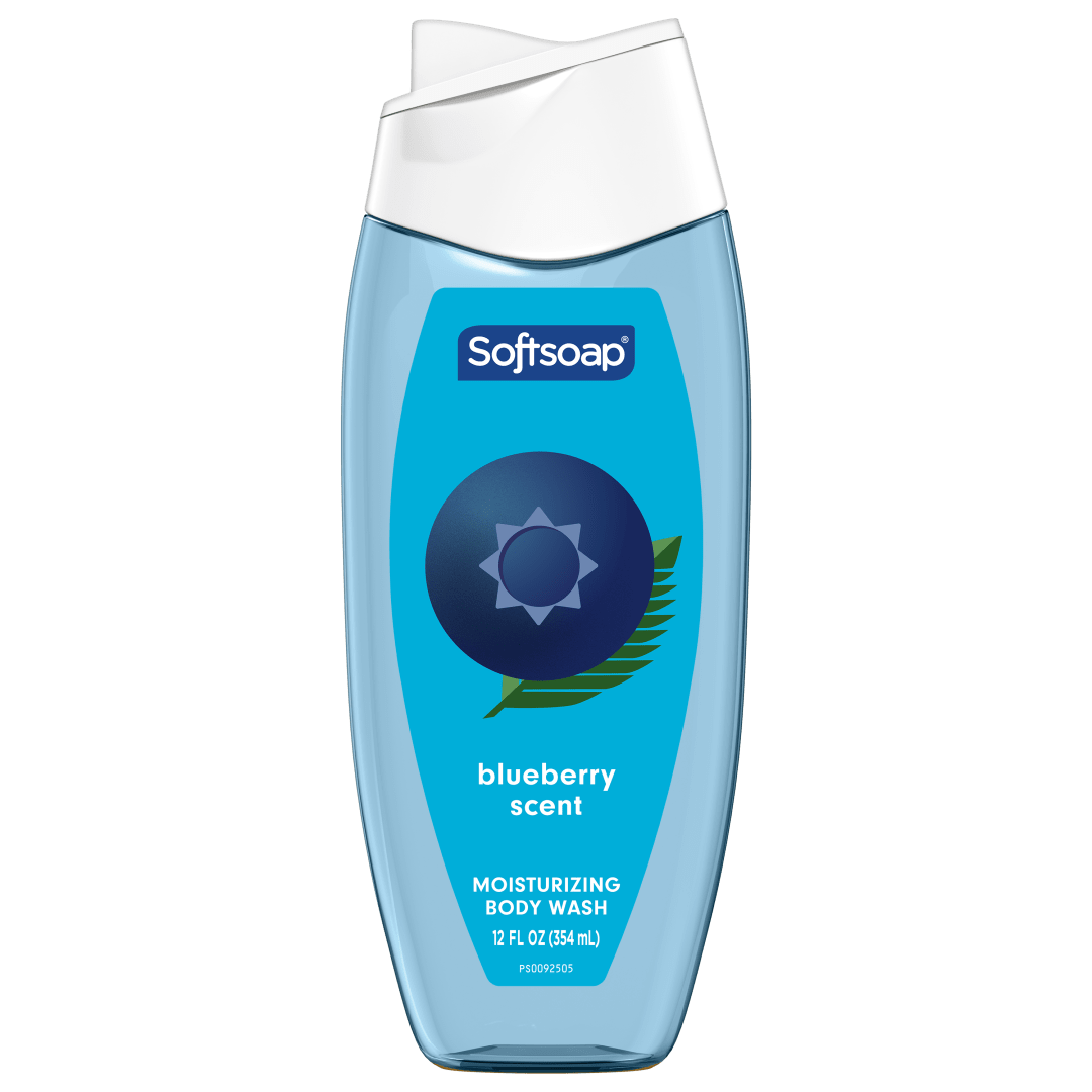 Softsoap Moisturizing Body Wash, pH Balanced, Blueberry Scent, 12 fl oz