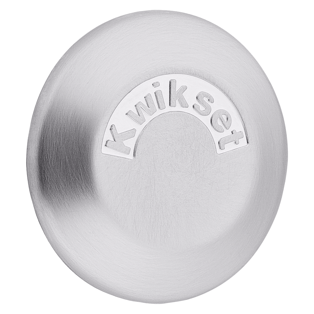 667 Single-Sided Deadbolt w/Exterior Plate in Satin Chrome
