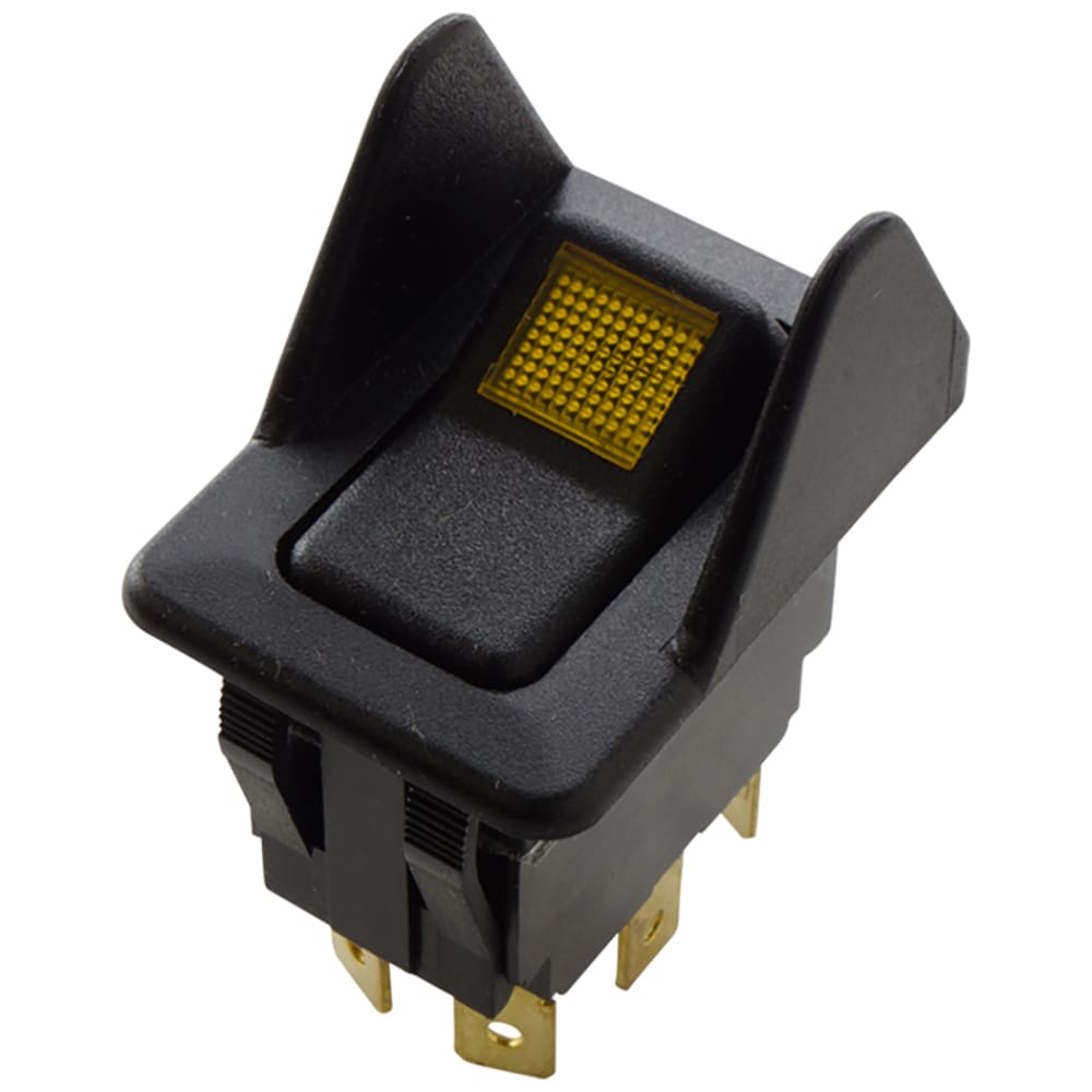 Galbreath™ Switch 12 VDC Amber Illuminated Rocker