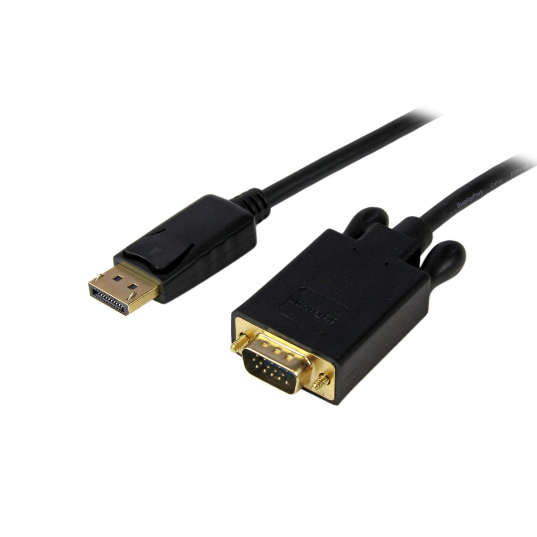 DisplayPort to VGA - 10ft - Active - Black