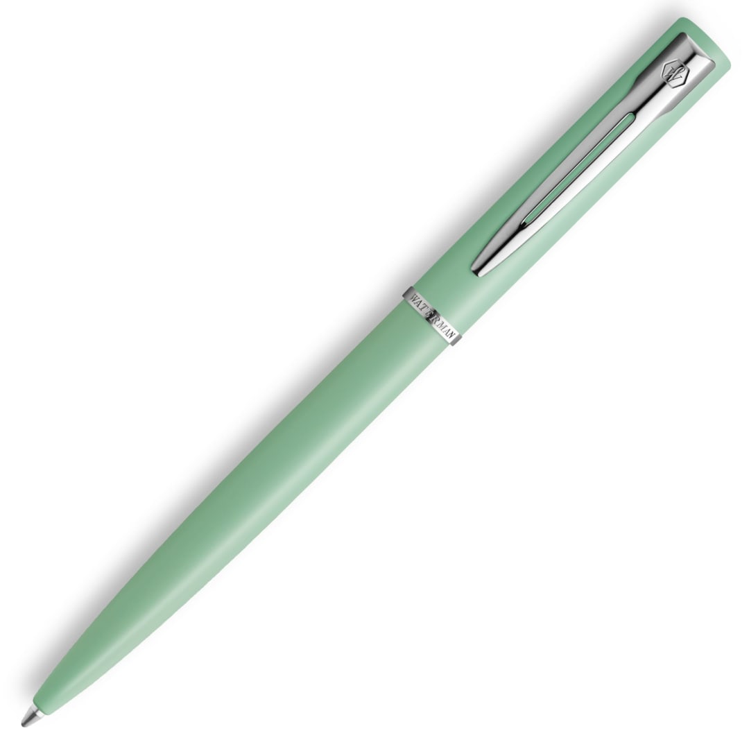 Waterman Allure Ballpoint Pen | Mint Green Pastel Lacquer | Medium Point | Blue Ink | With Gift Box