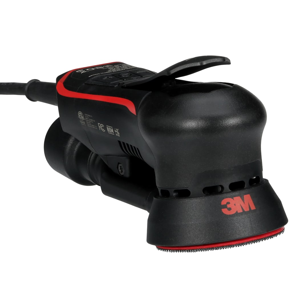 3M™ Elektrická excentrická brúska (CSS), 75 mm, 2.5 mm výkyv, 230 V, zástrčka typu E/F, pripravená na vysávač, 33807