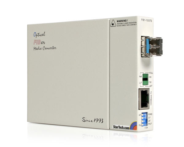 Gigabit Single Mode Fiber Media Converter LC 40 km