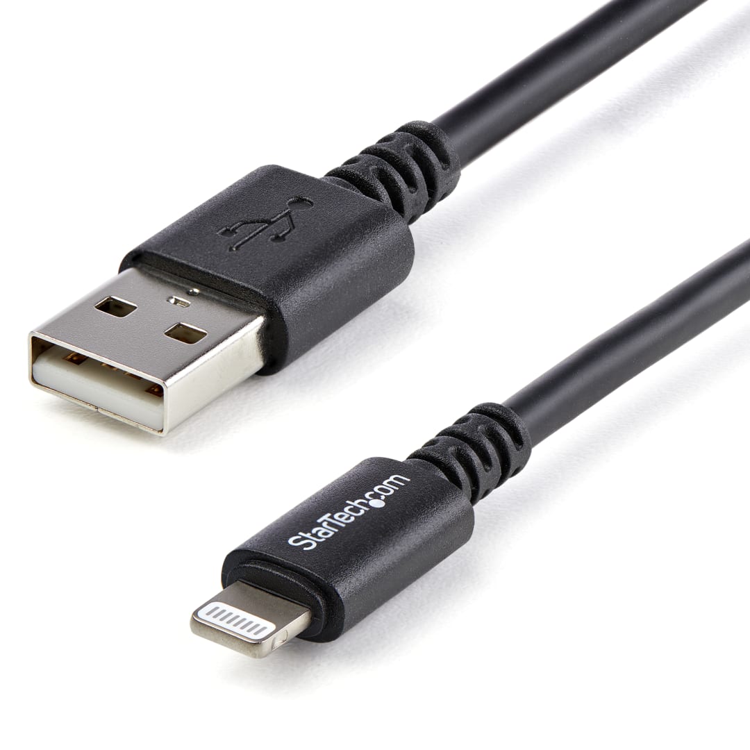 3m 10ft Long Black Apple Lightning to USB Cable