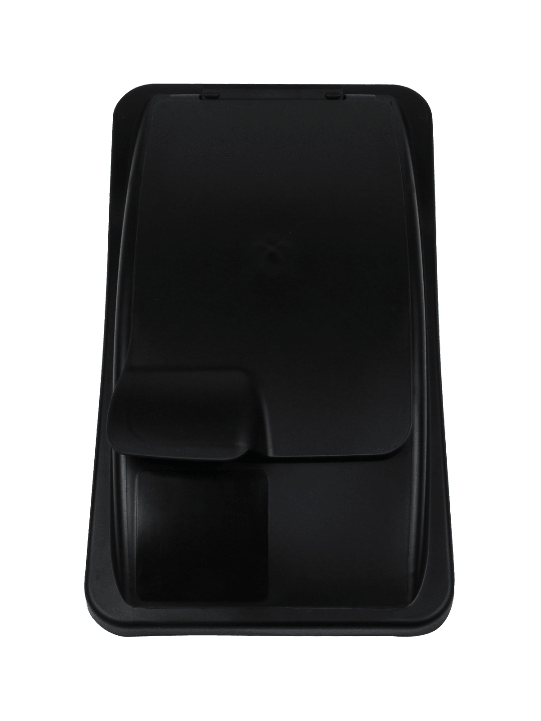  WASTE WATCHER - Single - Lid - Solid Lift - Black