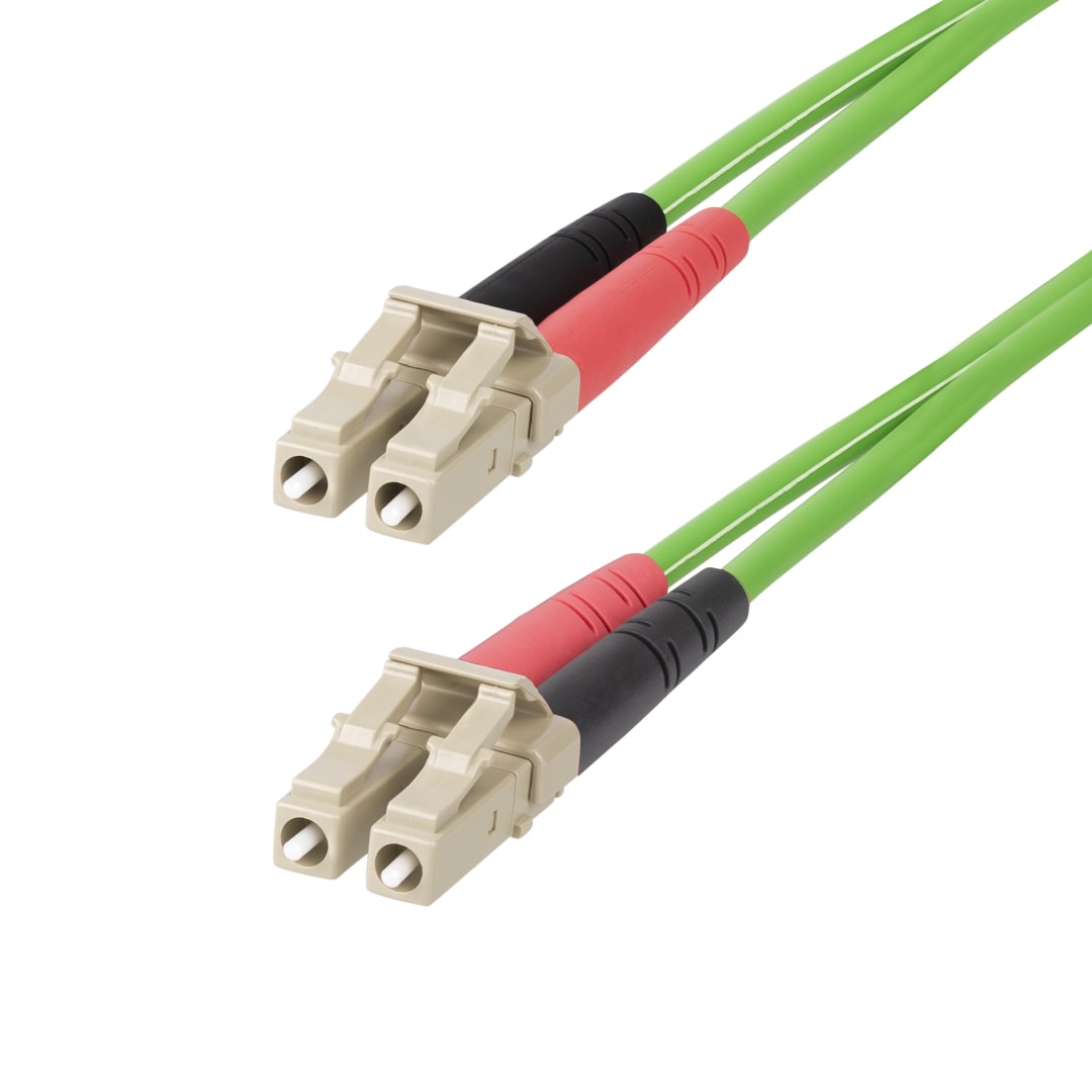 23ft 7m OM5 LC to LC Multimode Duplex Fiber Optic Patch Cabl