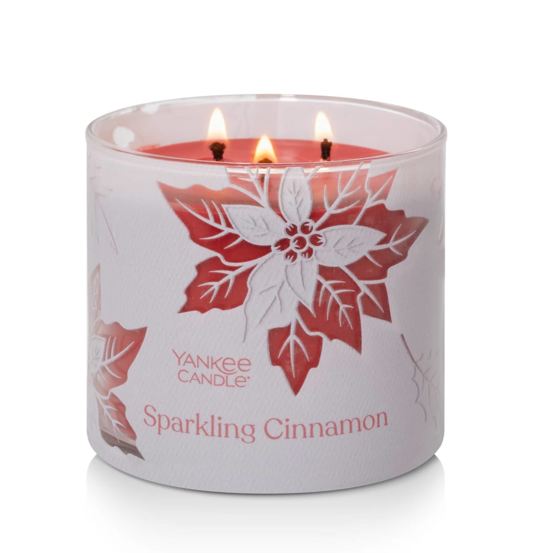 Yankee Candle Sparkling Cinnamon 3-Wick Candle