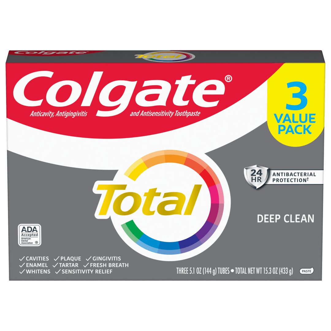 Colgate Total Deep Clean Toothpaste, 5.1oz 3pk